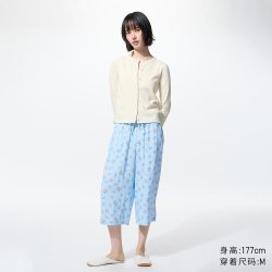 优衣库 Sanrio RELACO七分裤优衣库女装/休闲裤UT裤子488159