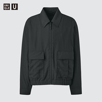 优衣库 合作款 男士休闲短茄克 09 黑色 XL