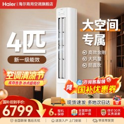 海尔 KFRd-100LW/5DE81 一级能效变频冷暖 4匹立柜式空调