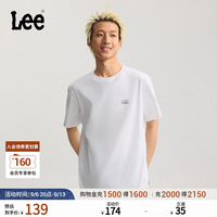 Lee 钥匙扣设计图案印花 男士短袖T恤