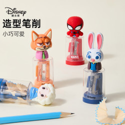 迪士尼 学生造型卷笔刀削笔刀转笔刀小学生铅笔削笔器铅笔刀 开学季礼物儿童学习用品 艾莎公主