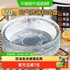 优奥 空气炸锅锡纸碗加厚空气炸锅纸盘锡纸盒烤盘18.5cm×20只