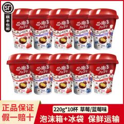伊利 Joy Day 巧克力豆酸奶草莓蓝莓味 220g