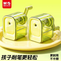 晨光 手摇卷笔刀自动进铅不卡铅小学生转笔刀削笔刀铅笔刀铅笔削笔器学习用品APS906BG开学文具