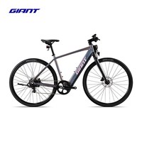捷安特 Escape E+ 油碟7速智能锂电电动助力自行车 月蚀幻影蓝 XS