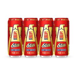 东鹏 张雪机车同款(6倍牛磺酸)东鹏特饮维生素饮料加强型400ml*4罐