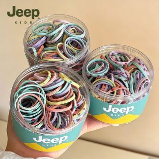 百亿补贴：吉普 儿童可爱发圈小女孩扎头发发绳皮筋女童高弹力不伤发头绳