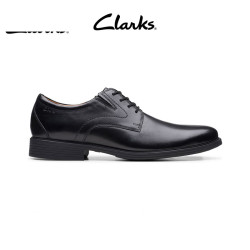 Clarks WhiddonPlain舒适耐磨商务正装皮鞋   黑色 42