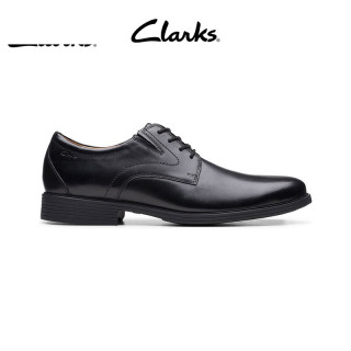 Clarks WhiddonPlain舒适耐磨商务正装皮鞋   黑色 42