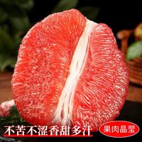 【商超品质】柚子红心蜜柚广东当季新鲜水果净重5斤单果2.2斤