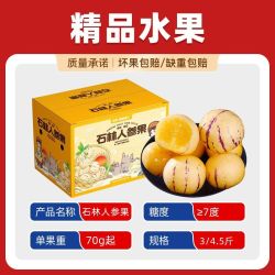 鲁 云南石林人参果圆果黄果低糖水果3斤