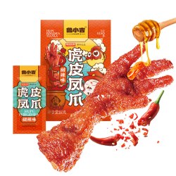 鲁小吉 4袋 | 德州扒鸡鲁小吉虎皮凤爪五香/甜辣味（每袋4小包）解馋零食