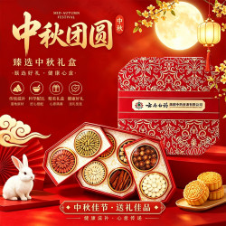 云南白药 中秋节礼盒灵芝红参礼盒460g送父母长辈亲戚客户营养教师节礼物