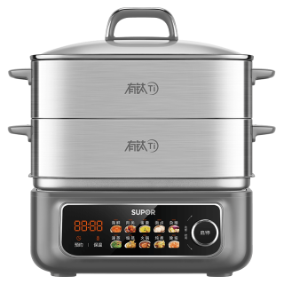 苏泊尔 ZN30FC1689 0涂层钛钢 18L 分体多用途锅