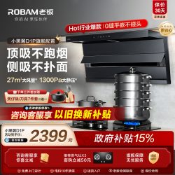 老板 小黑翼D1P系列 CXW-260-27A16-D1P 顶侧双吸 油烟机