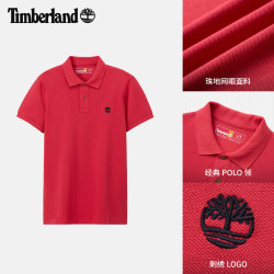 Timberland 官方男装短袖POLO衫新款通勤透气修身