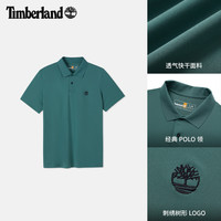 Timberland 官方男款速干凉感短袖POLO衫夏新通勤