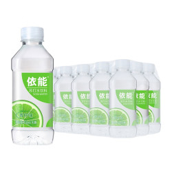 依能 无糖弱碱苏打水饮料 青柠味  350mL*15瓶