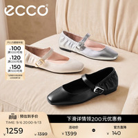 ecco 皮鞋女 26年秋季新款浅口单鞋玛丽珍方头芭蕾鞋 舞悦系列234423