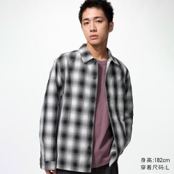 优衣库 棉麻衬衫式茄克490283