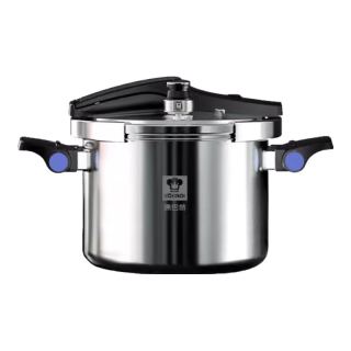 淘金币可用、88VIP：康巴赫 高档复合钢高压锅 120Kpa 22cm 三层钢加压款 5.5L 赠厨刀1把