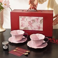 摩登主妇 咖啡杯套装新婚礼物送教师节乔迁新居女结婚一对情侣杯子