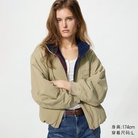 立领茄克/摇粒绒内里优衣库女装男装外套夹克487517