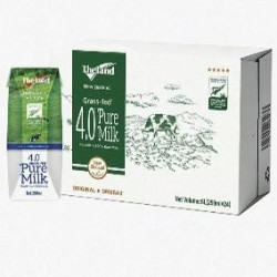 纽仕兰 4.0g蛋白质全脂纯牛奶 250ml*24盒