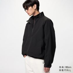 优衣库 防风立领茄克男装女装/外套夹克486167