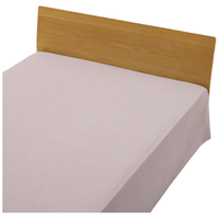 MUJI/無印良品 水洗棉床单 烟熏紫色 220*260cm