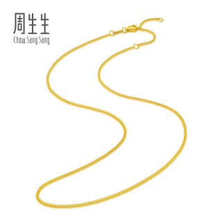 周生生 【足金7.74g】周生生侧身链素链项链 95880N