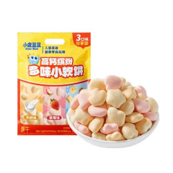 小鹿蓝蓝 高钙缤纷牛奶多味小软饼/120g(约20袋)