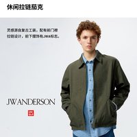 优衣库 休闲拉链茄克484249