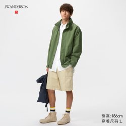 优衣库 工装短裤优衣库男装合作款/裤子482942