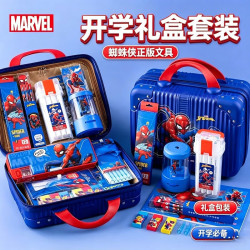 迪士尼 文具套装儿童密码手提箱文具