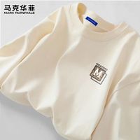 马克华菲 220G纯棉 浅米色 XL 长袖T恤