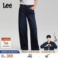 Lee 26春夏430超A阔腿牛仔裤 深蓝色 25