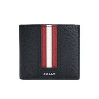 BALLY 男士牛皮钱夹 红白条纹