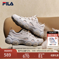 FILA 猫爪7代老爹鞋 淡粉/橄榄棕-PR 38码