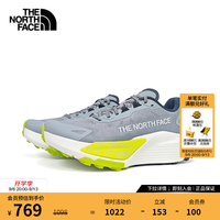 北面 Altamesa500 V2 越野跑鞋男 凝霜灰/柠檬黄 44