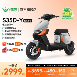绿源 S35-D 48V30Ah铅酸电池 新国标电动自行车