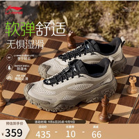 李宁 沙丘2防泼水减震回弹经典休闲鞋男子26新款反光百搭运动鞋AGCW255