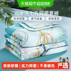 富安娜 梦幻小时光 七孔抗菌夏被