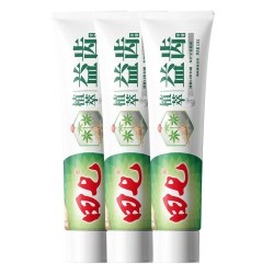 田七 三七清热去火益齿牙膏 经典国货老品牌120g 3支装