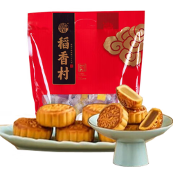 稻香村 月饼中秋节高端礼盒京式豆沙五仁蛋黄莲蓉月饼送礼福利团购 稻香村月饼大礼包500g（口味随机）