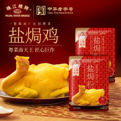 珠江桥牌 高端盐焗粉 麦广帆联名酒楼同款盐焗鸡粉 正宗客家盐焗鸡爪沙姜粉 盐焗粉30g*2