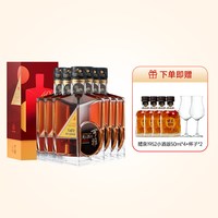 张裕 烟台白兰地可雅版男人四十375ml *6盒装洋酒葡萄蒸馏酒送礼