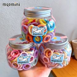 马骑顿 MINI儿童高弹力皮筋不伤发宝宝头绳多彩罐装发绳儿童耐用发圈