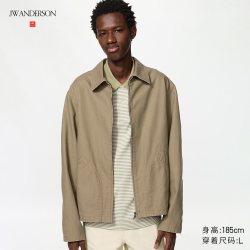 优衣库 休闲拉链茄克 合作款/外套夹克491096