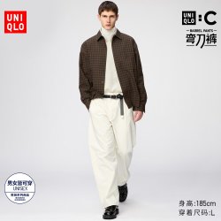 优衣库 廓形长裤 男装女装合作款/休闲裤裤子484875 490634